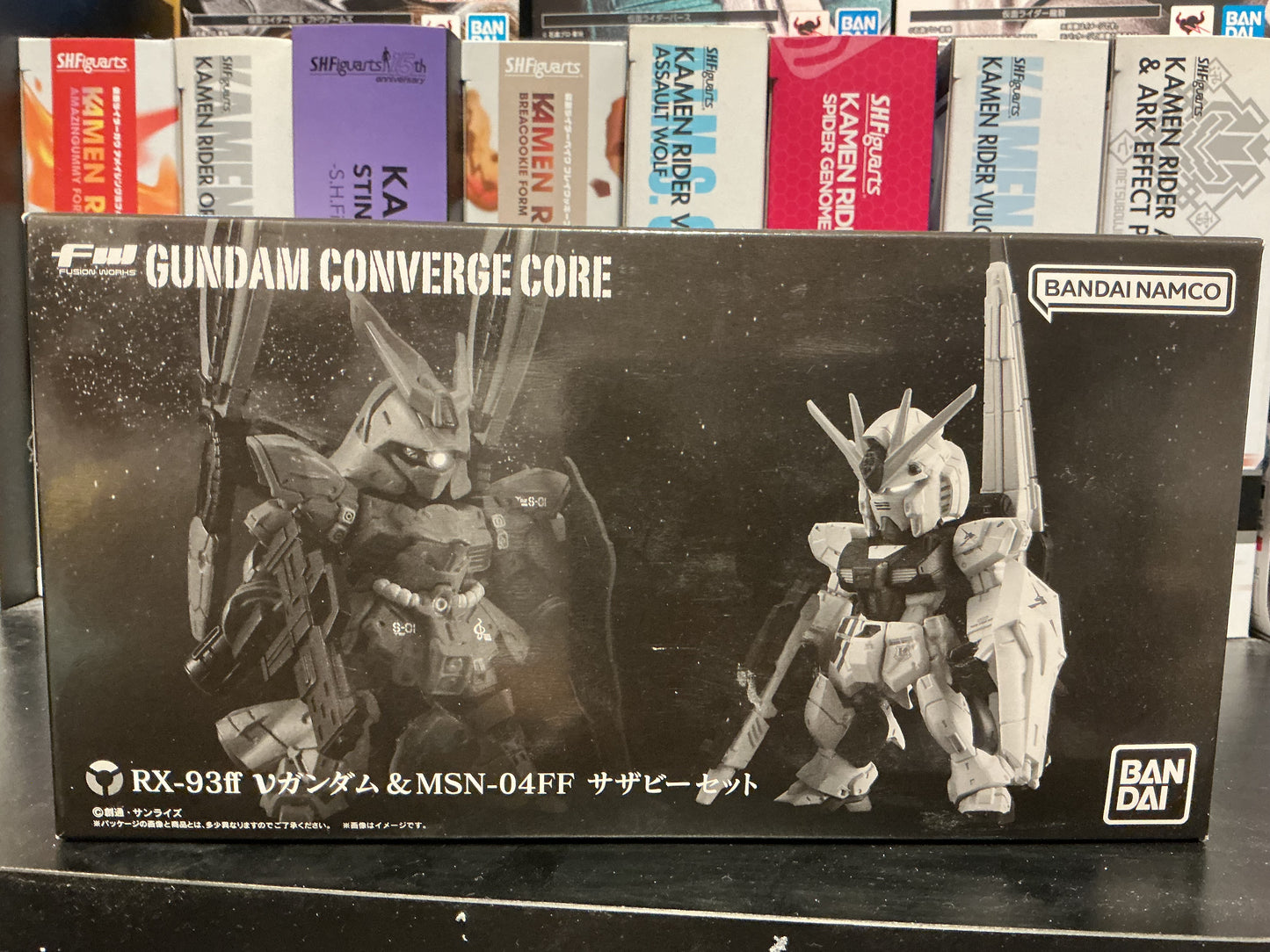 FW GUNDAM CONVERGE CORE RX-93ff ν Gundam & MSN-04FF Sazabi ν高达 & 沙扎比套装