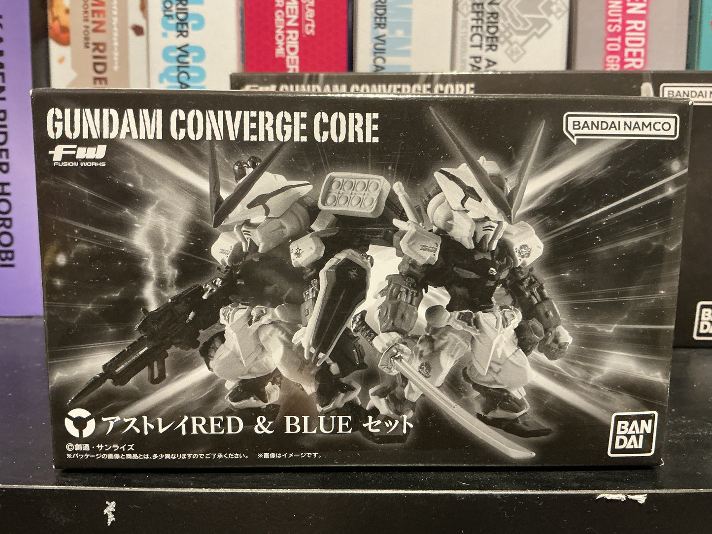 FW GUNDAM CONVERGE CORE Astray RED & BLUE Set 异端高达红色机 & 蓝色机套装