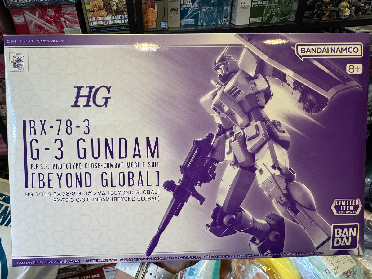 Bandai HG 1/144 RX-78-3 G-3 Gundam [Beyond Global] – G-3高达 Beyond Global版 限定模型