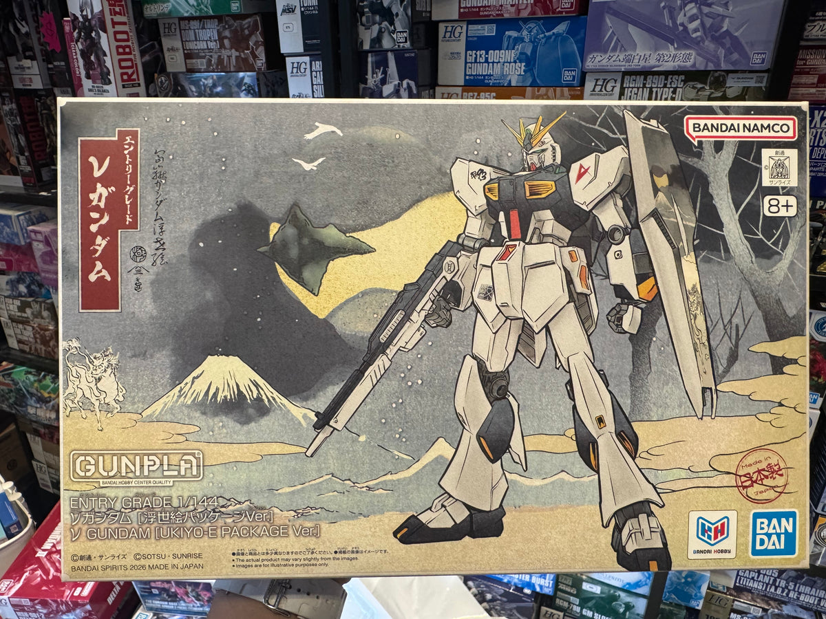 Bandai Entry ν Gundam [Ukiyo-e Package Ver.] ν高达 浮世绘