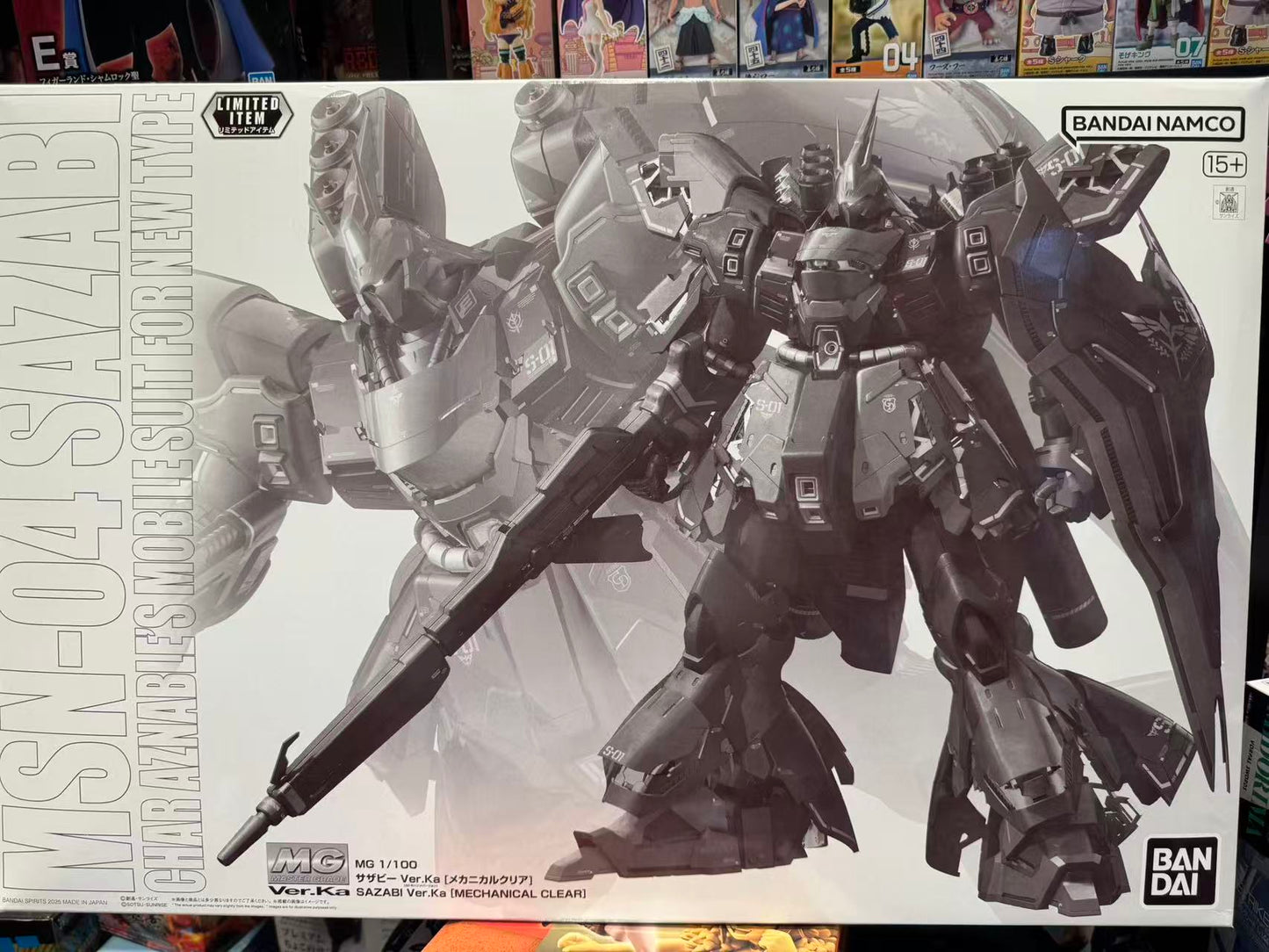 Premium Bandai MG 1/100 Sazabi Ver.Ka [Mechanical Clear] – Mobile Suit Gundam: Char’s Counterattack