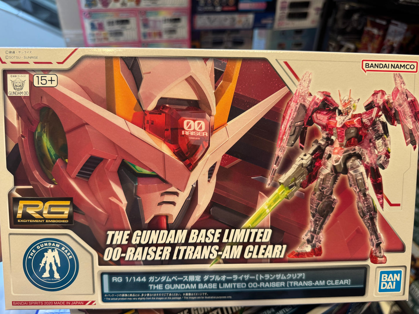 RG 1/144 00 Raiser [Trans-Am Clear]