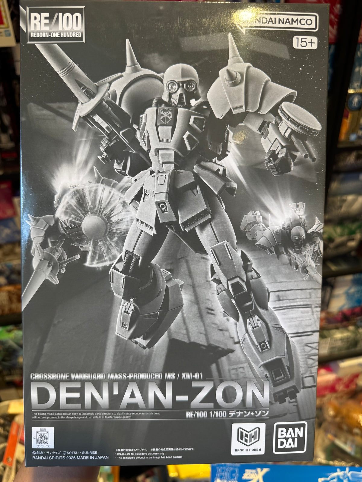 Bandai RE/100 1/100 XM-01 Den’an-Zon – 迪南·佐恩