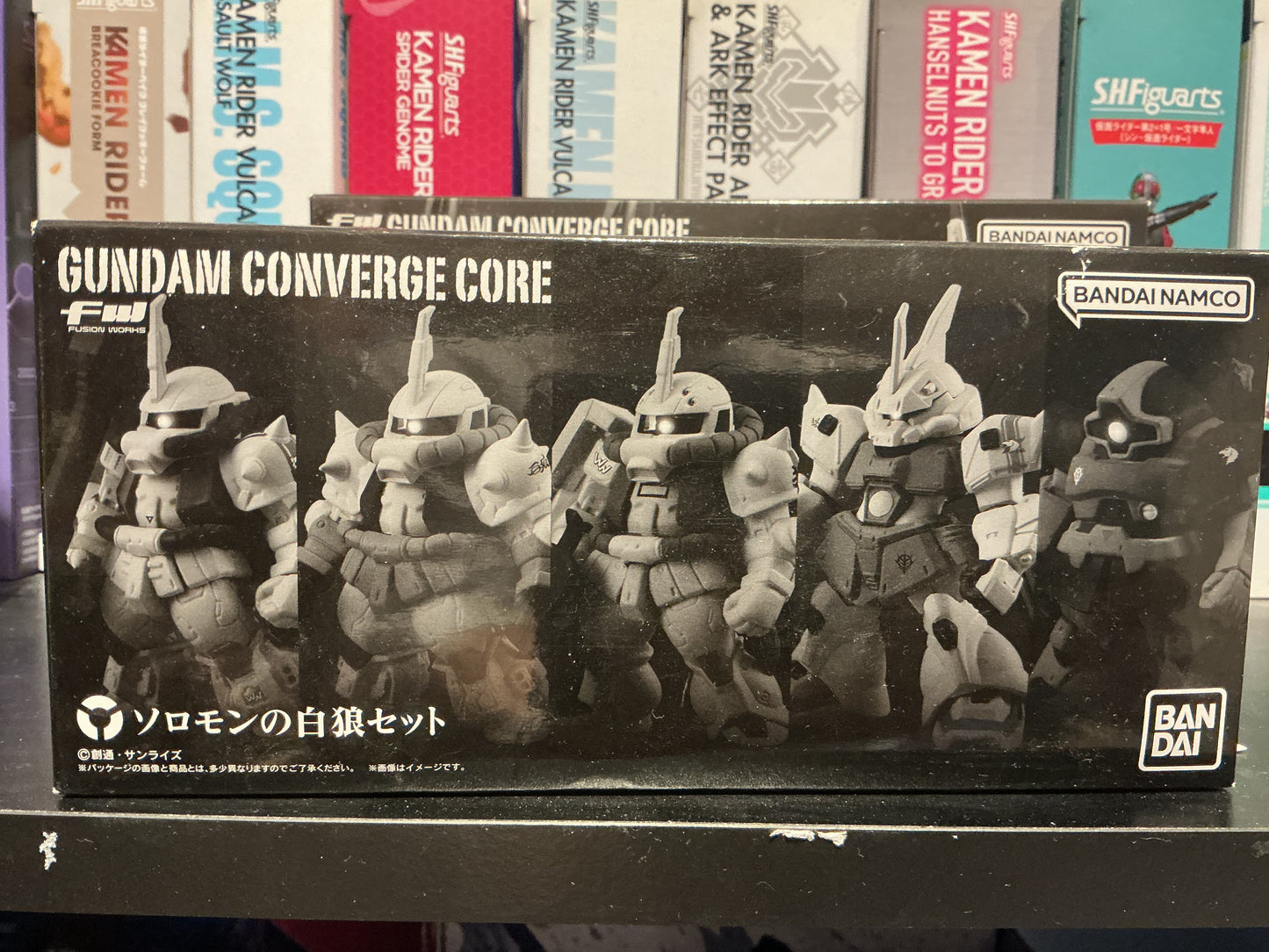 FW GUNDAM CONVERGE CORE Solomon’s White Wolf 所罗门的白狼套装