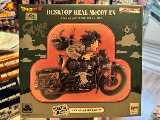 MegaHouse Desktop Real McCoy EX Dragon Ball Z Son Goku & Bike – 孙悟空＆摩托车 Silver Color Ver.
