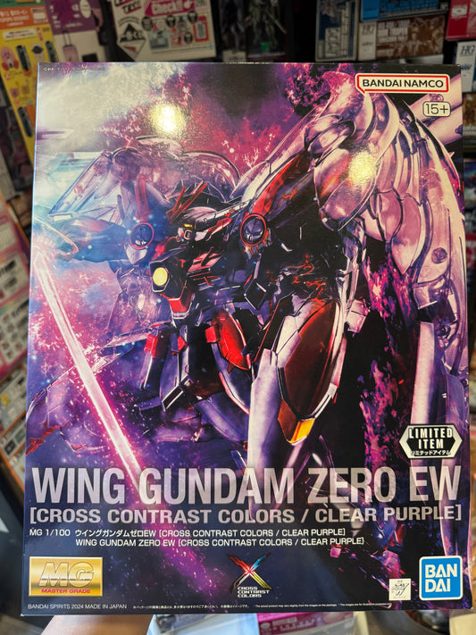 MG 1/100 Wing Gundam Zero EW [Cross Contrast Colors / Clear Purple] – Limited Item