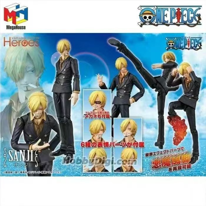 MegaHouse Variable Action Heroes ONE PIECE Sanji – 海贼王 山治 可动手办
