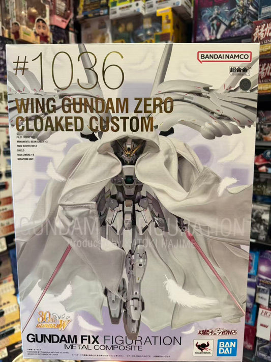 Premium Bandai GUNDAM FIX FIGURATION METAL COMPOSITE Wing Gundam Zero Cloaked Custom – Mobile Suit Gundam Wing