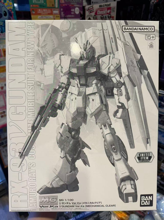 Premium Bandai MG 1/100 ν Gundam Ver.Ka [Mechanical Clear] – Mobile Suit Gundam: Char’s Counterattack