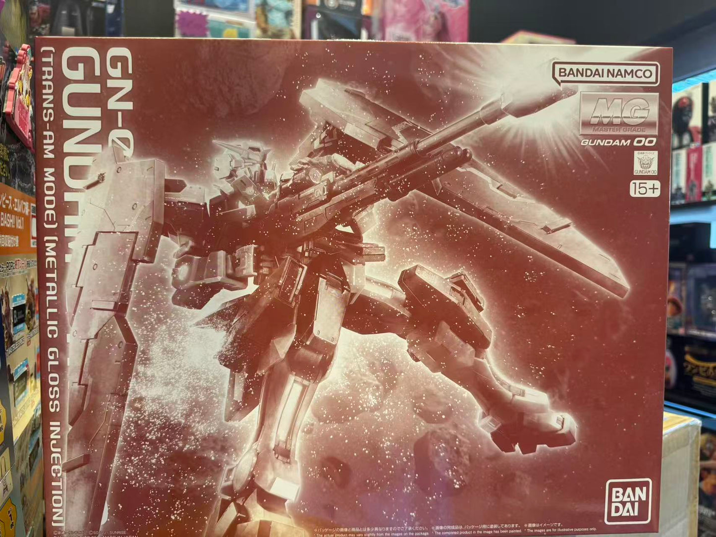 Premium Bandai MG 1/100 GN-002 Gundam Dynames [Trans-Am Mode] [Metallic Gloss Injection] – Mobile Suit Gundam 00