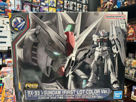 Bandai SIDE-F LIMITED RG 1/144 Nu GUNDAM (FIRST LOT COLOR Ver.)